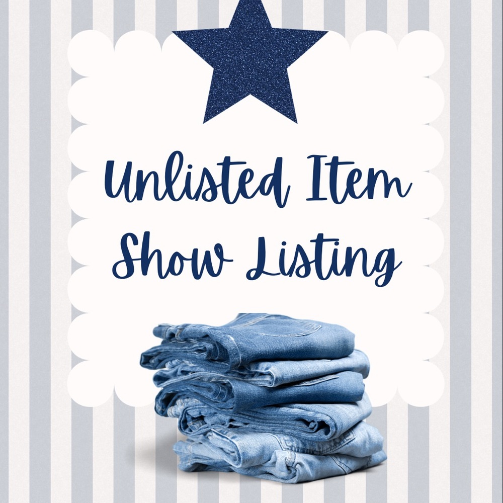 Unlisted Item Show Listing